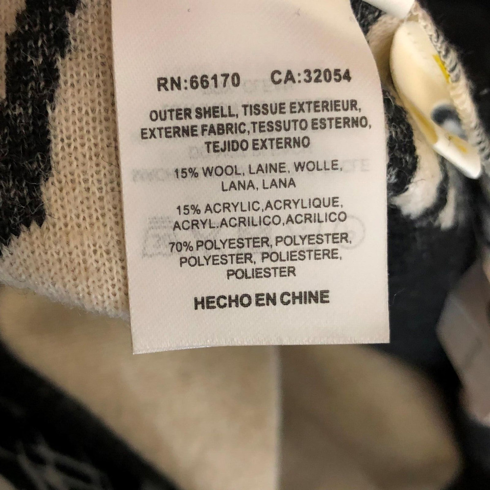 NWT Maeve Anthropologie Dusk & Dawn Capelet Sherpa Colorblock Textured Cape Boho - Picture 9 of 12